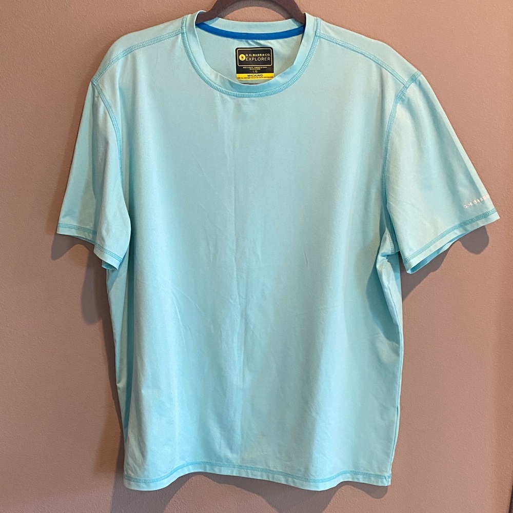 G.H. Bass & Co. Aqua Short Sleeve Tee